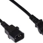 CAVO ALIMENTAZIONE 3MT M/F BK PROLUNGA C13-C14