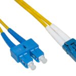 CAVO FIBRA OTTICA 5MT LC/SC MONOMODALE OS2 9/125 LSZH