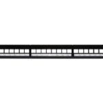 PATCH PANEL 24 PORTE 19 VUOTO NERO