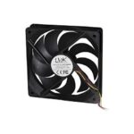 VENTOLA PER CASE 120X120X25MM BK 12 V CONNETTORE 3 FILE VITI INCLUSE