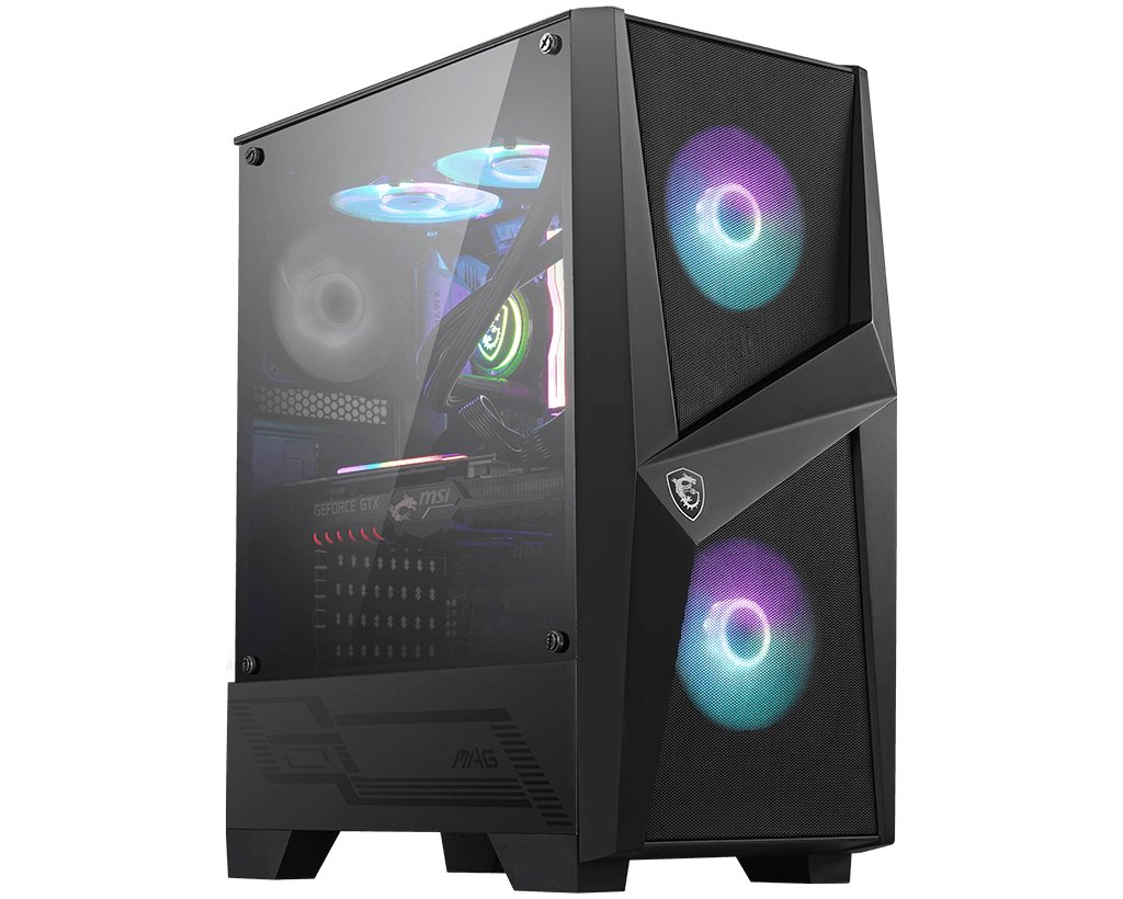 MAG FORGE 100R_1.jpg CASE MID-TW MAG FORGE 100R BLACK BLACK NO PSU ATX/MATX/MINI-ITX - immagine 1