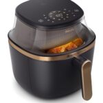 FRIGGITRICE AD ARIA MULTICOOKER L 4.2 LITRI CON FINESTRA E PROGRAMMI