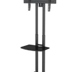 STAFFA  PAVIMENTO PER TV 65 50KG NPF10020 LOAD 50KG CON RUOTE