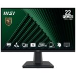 MON 21,5 IPS HDMI VGA 16:9 100HZ MSI PRO MP225 BLACK VESA FHD