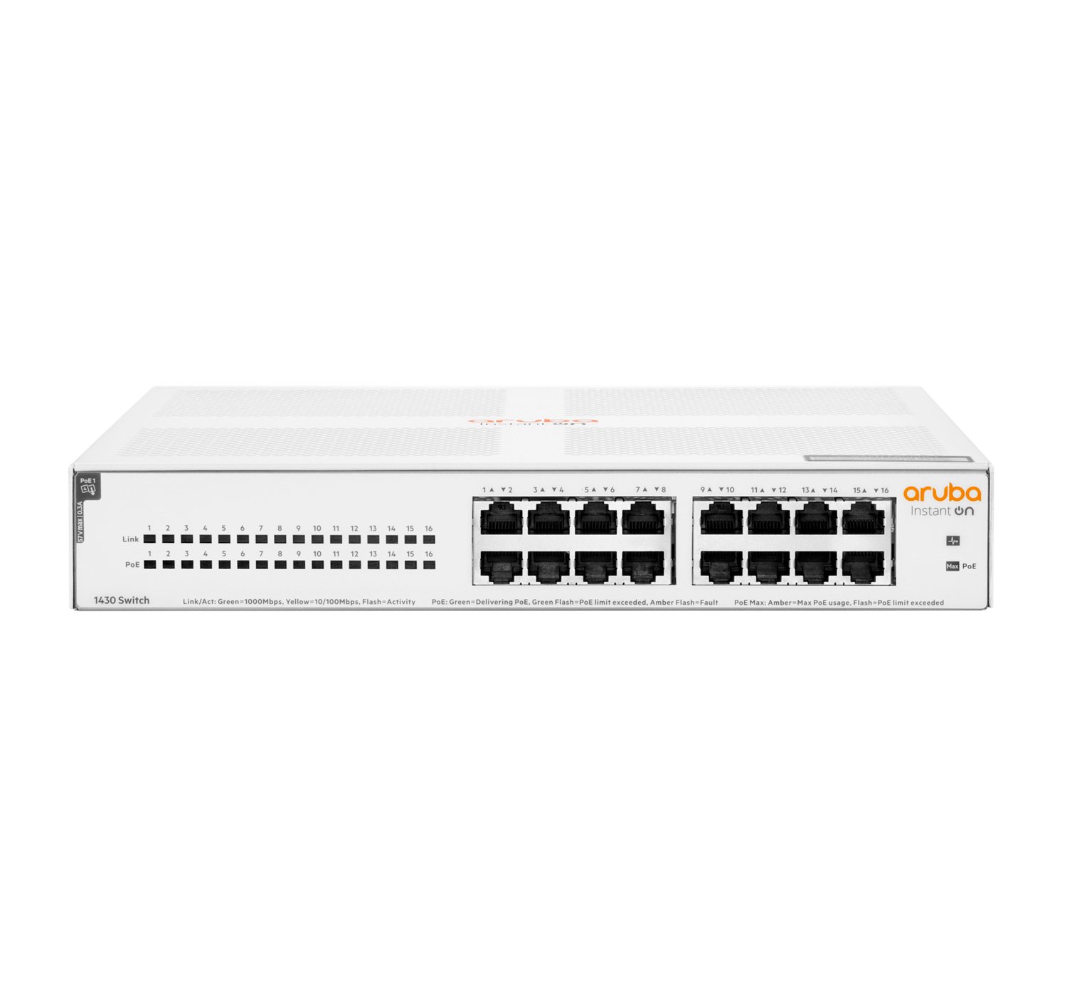 R8R48A_1.jpg SWITCH 16P POE GIGABIT INSTANT ON 1 430 - immagine 1