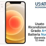 IPHONE 12 MINI 64GB RICOND. WHITE GRADO A++ GARANZIA 1Y BATT.NUOVA