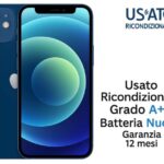 IPHONE 12 MINI 128GB RICOND. BLUE GRADO A++ GARANZIA 1Y BATT.NUOVA