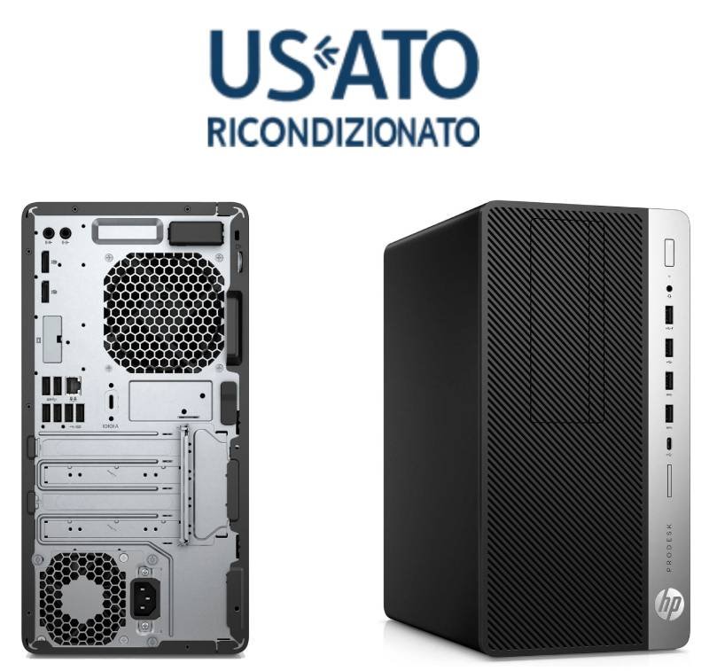 REFHP0104W_1.jpg PC REF I7 16GB 512GB TOWER W11P I7-8700 600 G4 - immagine 1