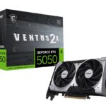 VGA MSI RTX 5050 8GB VENTUS 2X OC 8GB GDDR6 HDMI/3DP