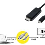 CAVO USB 3.1 C-HDMI 1MT M/M BK 3840X2160 @30HZ