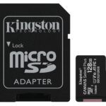 SD MICRO 128GB CL10 UHS-I CON ADATT 100MB/S LET.85MB/S SCRIT.KINGSTON