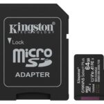 SD MICRO 64GB CL10 UHS-I CON ADATT. 200MB/S LET.100MB/S SCRIT.KINGSTON