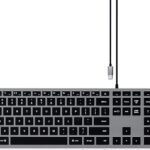 TASTIERA SLIM USB-C W3 - SPACE GRAY - ITA X APPLE