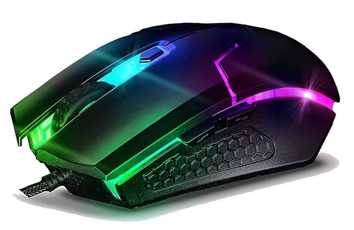 STARK-GM1200_1.jpg MOUSE USB GAMING ACER STARK-GM1200 6 TASTI 64000DPI 66IPS IN GOMMA LED - immagine 1