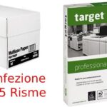 RISMA A4 TARGET PROFESSIONAL 75GR CONFEZIONE DA 5 PEZZI