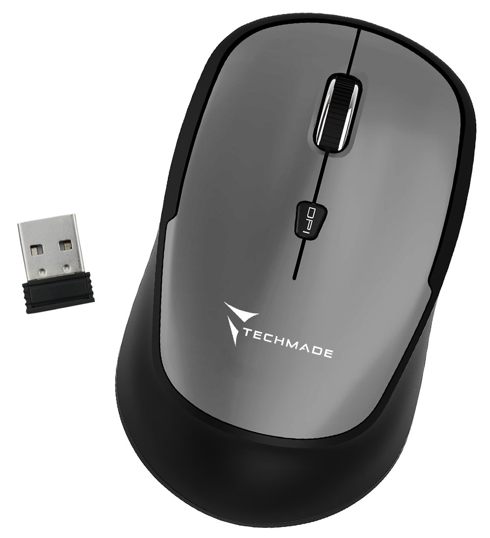 TM-XJ35-GY_1.jpg MOUSE WIRELESS GRAY TECHMADE TM-XJ3 5-GY - immagine 1