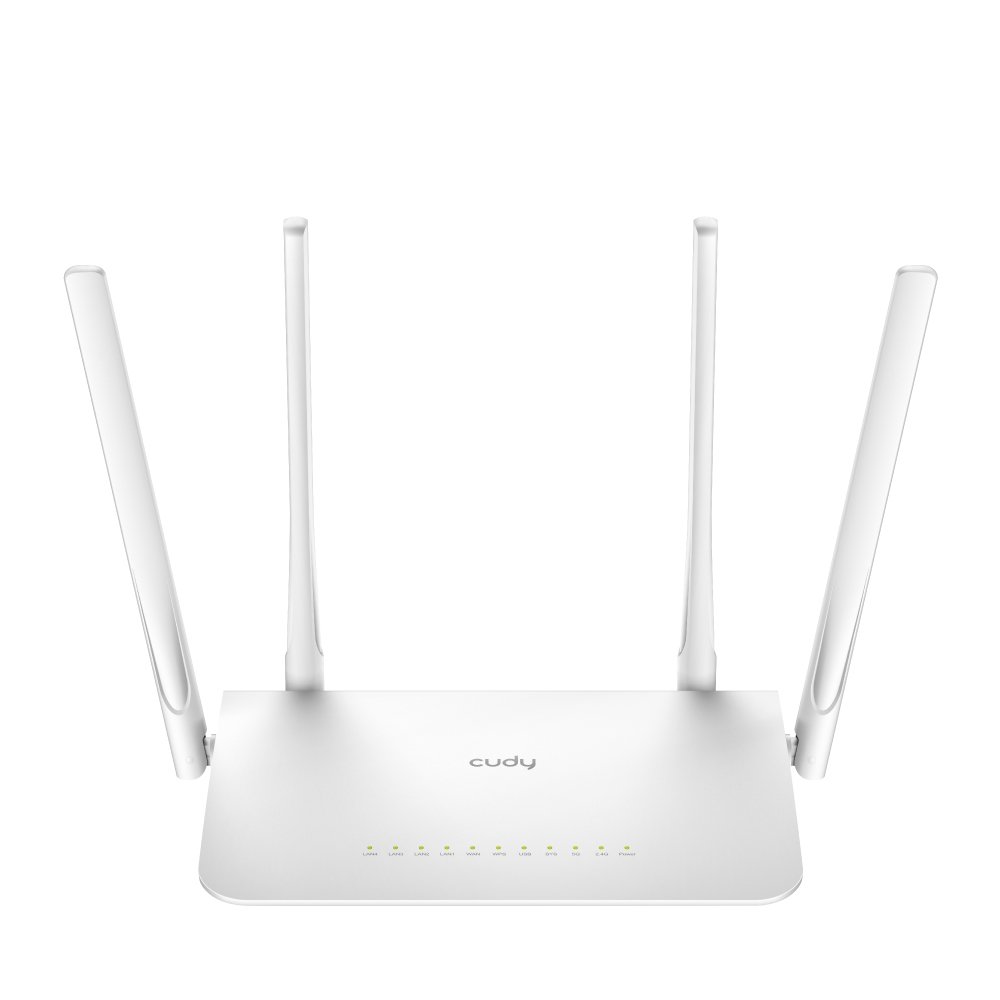 WR1300_1.jpg ROUTER AC1200 DUAL 867MBPS+300MBPS 5P GIGABIT 4ANTENNE FISSE - immagine 1