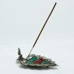Buddha Leaf Tibetan Incense Holder - immagine 2