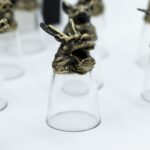 Bottom Up Shot Glasses (25ml) - Forest & Mystical Creatures - Antique Bronze - immagine 3