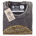 Medium Stone Washed Teashirt - Chakra - Dark Grey - immagine 2