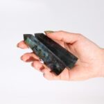 Madagascar Labradorite Points (approx 63-93gm 80x90mm x 25mm) - immagine 3
