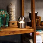 Touch Lamp - Dome Mushroom Silver - USB (C) - Rechargable  (400 Watt) - immagine 4