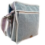 Hemp Laptop Messenger Bag - Curves - immagine 3