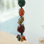 Hanging Chakra Stone  Pendant - Seven Chakra Chips - immagine 3