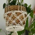 Macrame Pot Holder - Single Small Pot - immagine 3