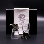 Gift Set of 6 Shot Glasses (50ml) - Wild Forest Creatures - Antique Bronze - immagine 4