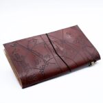 Handmade Leather Journal - My Bucket List Book - Brown (80 pages) - immagine 2