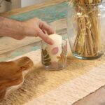 Natural Floral Glass - Straight Candle Holder - Primavera -  (8x8cm) - immagine 6