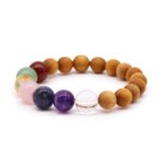 Cedarwood & Seven Chakra Bangle - immagine 4