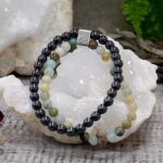 Magnetic Gemstone Bracelet - Amazonite - immagine 5