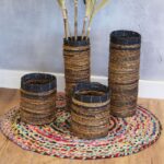 Banana Leaf Set - 2 Vase & 2 Bins - immagine 10