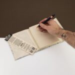 Med Lokta Mixed Blue Cotton Notebook Lrg (15x12cm) - 45 leafs - immagine 3