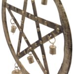 Indian Chimes - Pentagon with Cow Bells - 25x49cm - immagine 2