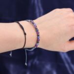 Zodiac Crystal Candle with Gemstone Bracelet - Sagittarius - immagine 4