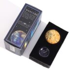 Crazy Lace Jasper Planet on a Sola Goldstone Stand - 40mm (30x15mm stand) - immagine 4