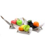 Coconut Leaf Fruit Bowl Set - Whitewash - immagine 3