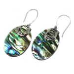 Shell & Silver Earrings - Flip-flops- Abalone - immagine 2