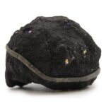 Coloured Calsite Geodes - Black Rock - Purple - immagine 2