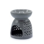 Classic Oil Burner - Morrocan Cutout - Grey - immagine 2