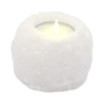 Crystal Rock Himalayan Salt Candle Holder 600-800g - immagine 2
