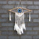 Protection Dream Cather - Sm Macrame Eye Assorted Colours - immagine 7