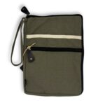 Canvas Tablet Pouch - Olive - 21x29cm