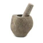 Natural Riverstone Decorative Pestle & Motar -Medium (aprox 12x8cm) - immagine 4