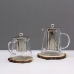 Glass Infuser Teapot - Tower Shape - 350ml - immagine 7