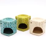 Classic Small Square Floral Oil Burners (aast) - immagine 4