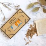 Lavender Natural Cotton and Juco Eye Pillow in Gift Box - Lazy Sloth - immagine 3